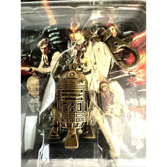 Star Wars 1996 Artoo Detoo R2-D2 Die Cast Metal Key Chain #3110 Placo Products - Picture 2 of 3